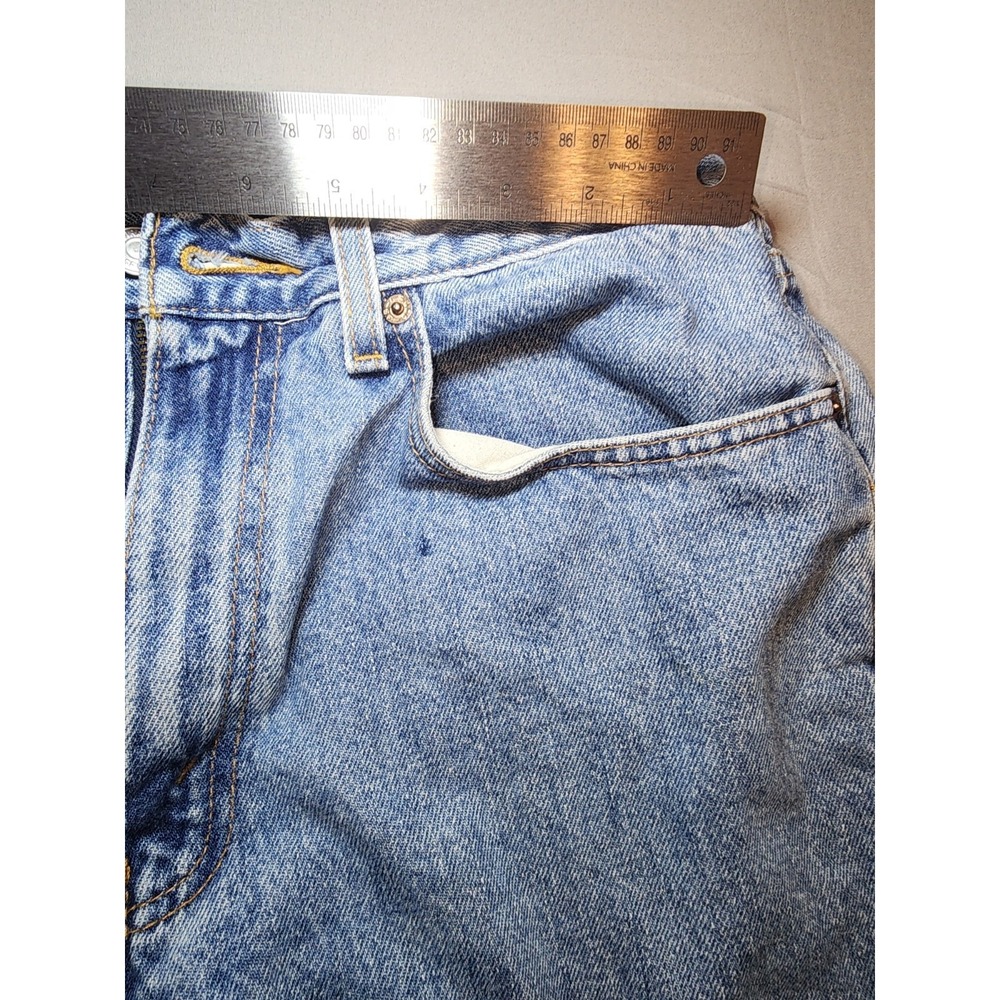 Levi's 550 Relaxed Fit Jeans Men's 33x34 Light Wash Denim Red Tab - Picture 5 of 9